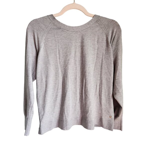 Victoria's Secret Sweaters - Victoria's Secret Sweater Medium Gray Grey Women's Twist Back Top Open Back